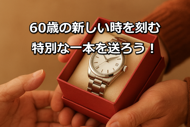 還暦祝いにハイブランドの腕時計を男性に贈るには